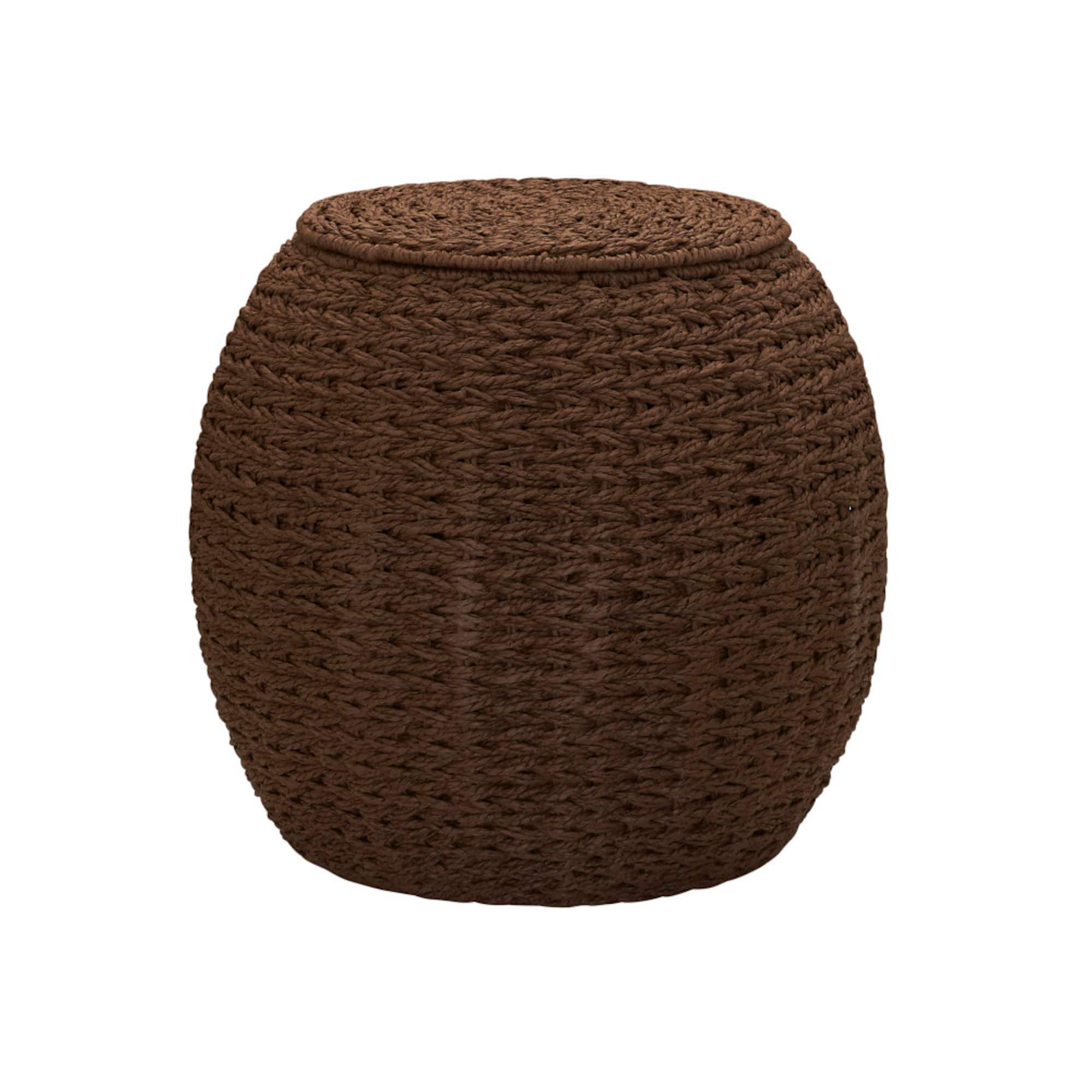 Household Essentials 19" Woven Storage End Table
